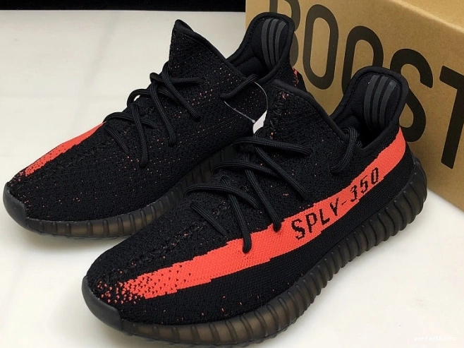 Adidas 350 V2 Red BY9612 Yeezy Black Boost Core 0726